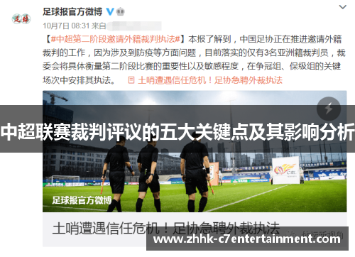 中超联赛裁判评议的五大关键点及其影响分析